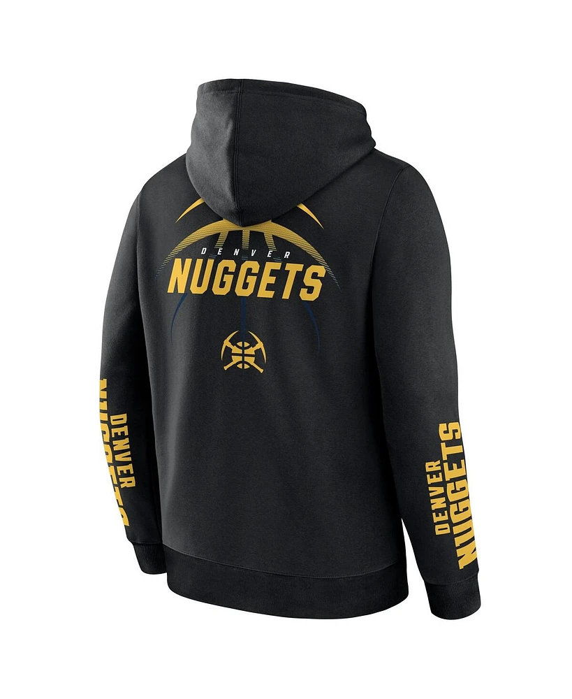 Fanatics Men's Black Denver Nuggets Legacy Guard Pullover Hoodie