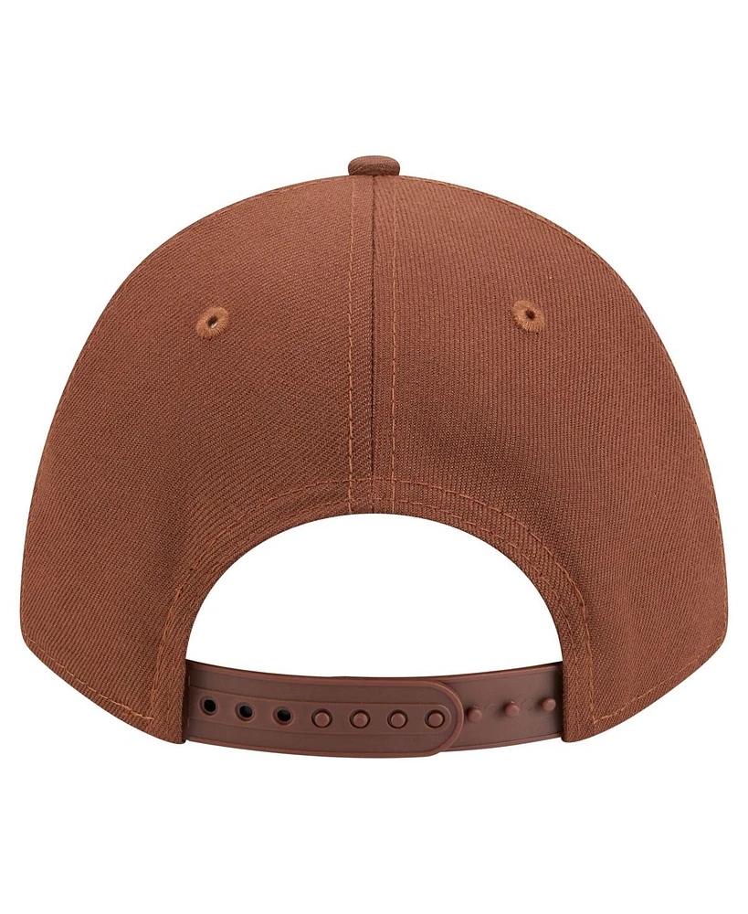 New Era Men's Brown Pittsburgh Steelers Motorsport 9FORTY Adjustable Hat