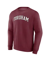 Fanatics Men's Maroon Fordham Rams Short Name Pullover Sweatshirt