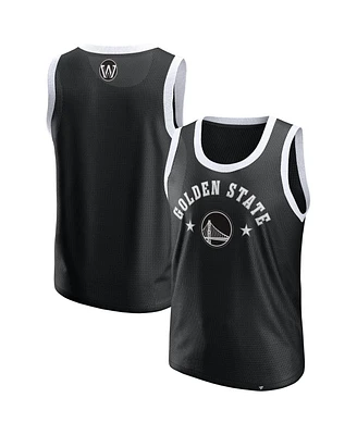 Fanatics Men's Black Golden State Warriors Mesh Tank Top