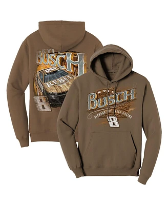 Richard Childress Racing Team Collection Men's Brown Kyle Busch Rebel Bourbon Pullover Hoodie