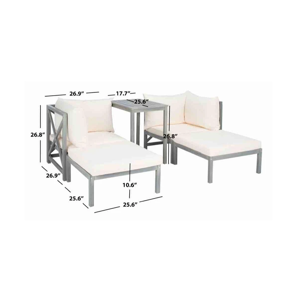 Ronson 5 Pc Sectional Set