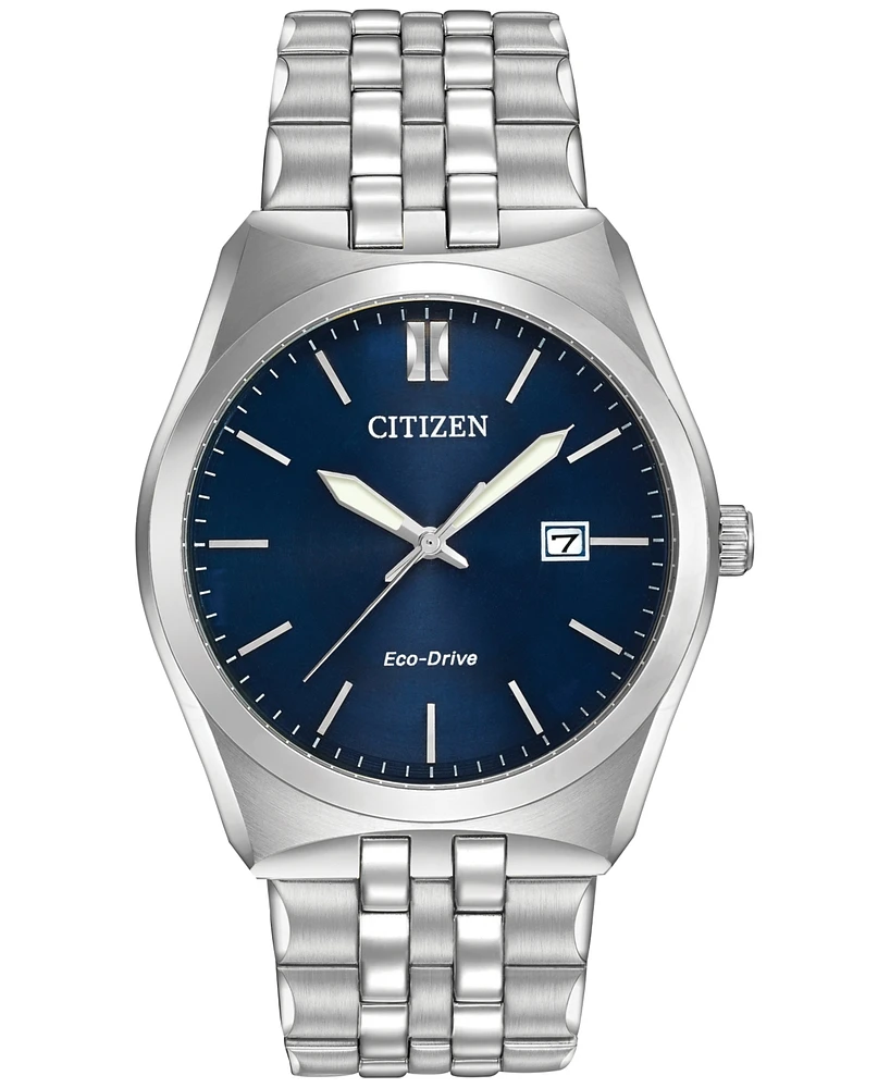 Citizen Men's Eco-Drive Stainless Steel Bracelet Watch 40mm BM7330-59L