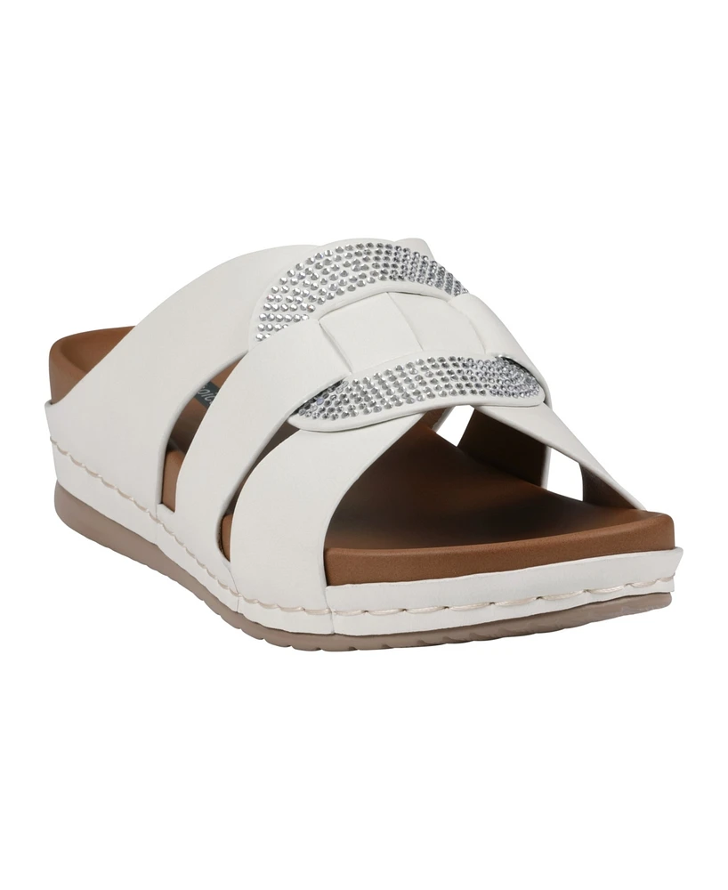 Gc Shoes Women's Betsy Embellished Wedge Sandals