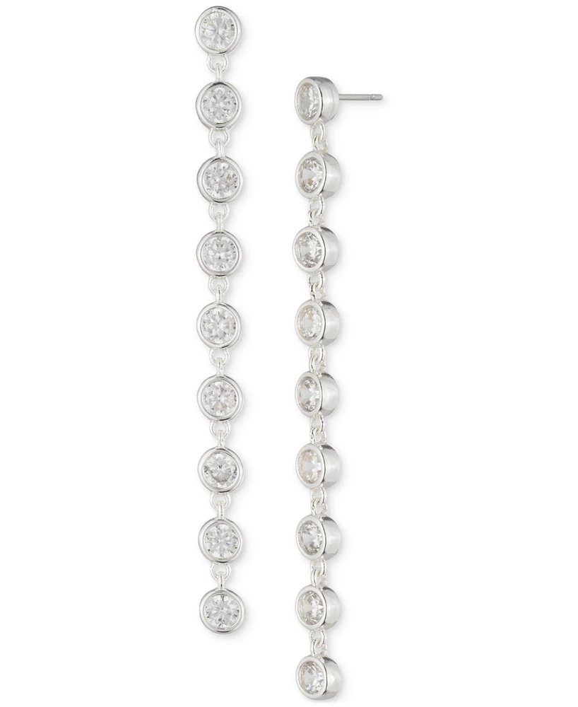 Lauren Ralph Cubic Zirconia Linear Drop Earrings