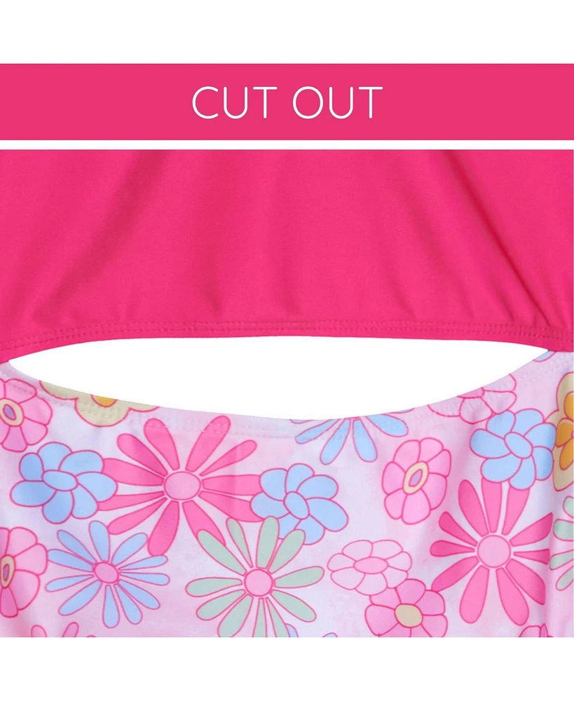 Barbie Little Girls One Piece Bathing Suit to