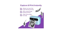 New myFirst Camera Insta 20 (Blue) Kids Instant Print Digital Camera with 16MP Photo, 1080P Video, Selfie Lens, Thermal Ink-Free Printing, Support Mic