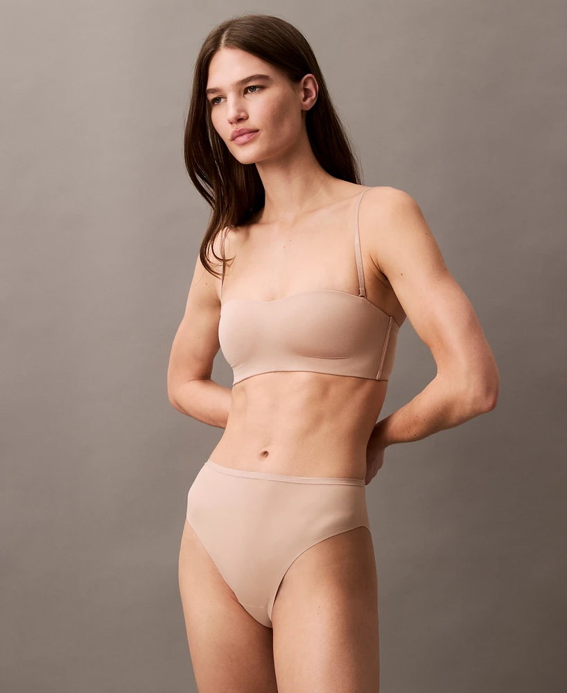 Calvin Klein Women's Form to Body Lightly Lined Bandeau Bra QF7783