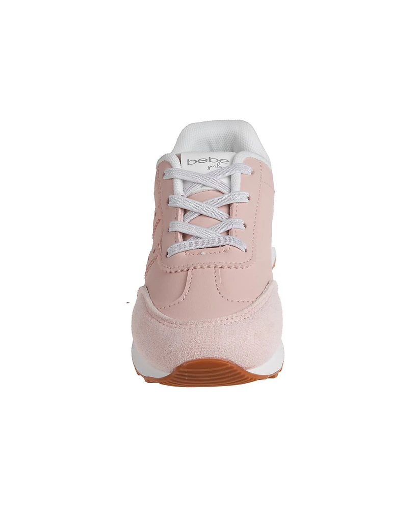 Bebe Toddler Girls Jogger with Rhinestones Shoe