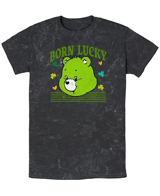 Care Bears Men's Lucky Bear Head Short Sleeve T-Shirt