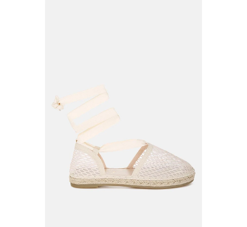 Sonara Mesh Flat Espadrille Sandals