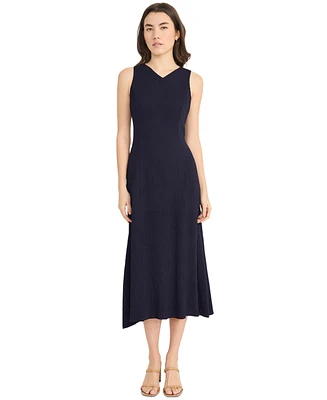 Luxely Women's Textured Midi Dress