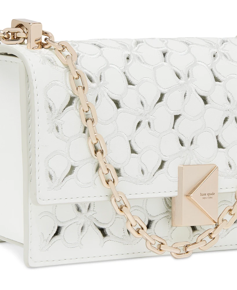 kate spade new york Eyelet Deco Mini Leather Crossbody Bag