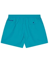 Mitchell & Ness Men's Teal Charlotte Hornets Woven Shorts