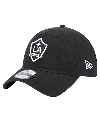 New Era Men's Black La Galaxy 2025 Kickoff 9TWENTY Adjustable Hat