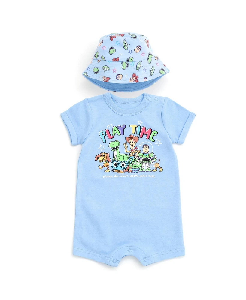 Toy Story Baby Boys Mickey Mouse Romper and Sunhat