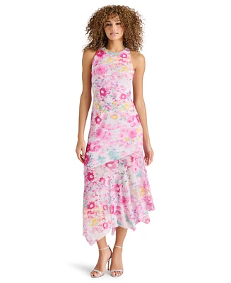 Steve Madden Women's Lanetta Asymmetric-Hem Midi Dress