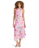 Steve Madden Women's Lanetta Asymmetric-Hem Midi Dress