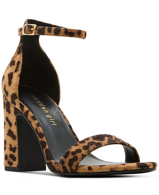 Madden Girl Sasha Two-Piece Block-Heel Dress Sandals