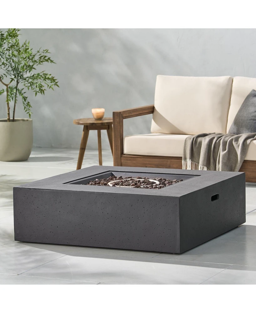 Square Fire Pit Table Set - 50,000 Btu