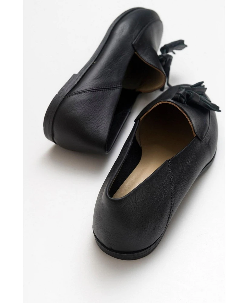 Mona Soft Leather Tassel Loafer