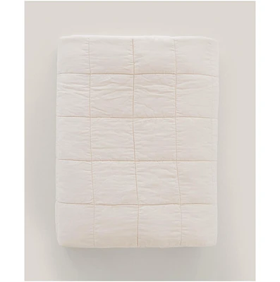 Organic Cotton Quilted Comforter - Full/Queen