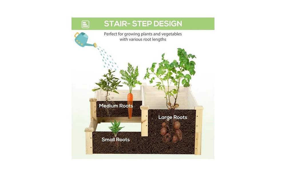 Wooden Garden Bed for Outdoor Planting Elevated, Durable, and Stylish