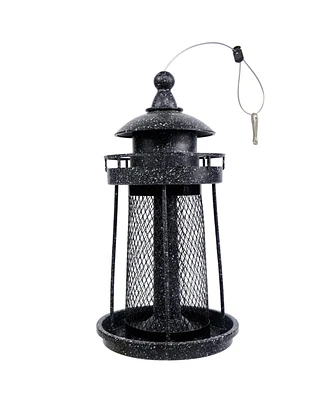Twinkle Star Hanging Wild Bird Feeder Panorama Gazebo Lighthouse Design