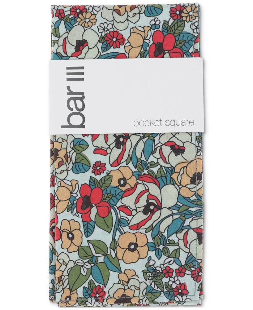 Bar Iii Men's Floral Handkerchief
