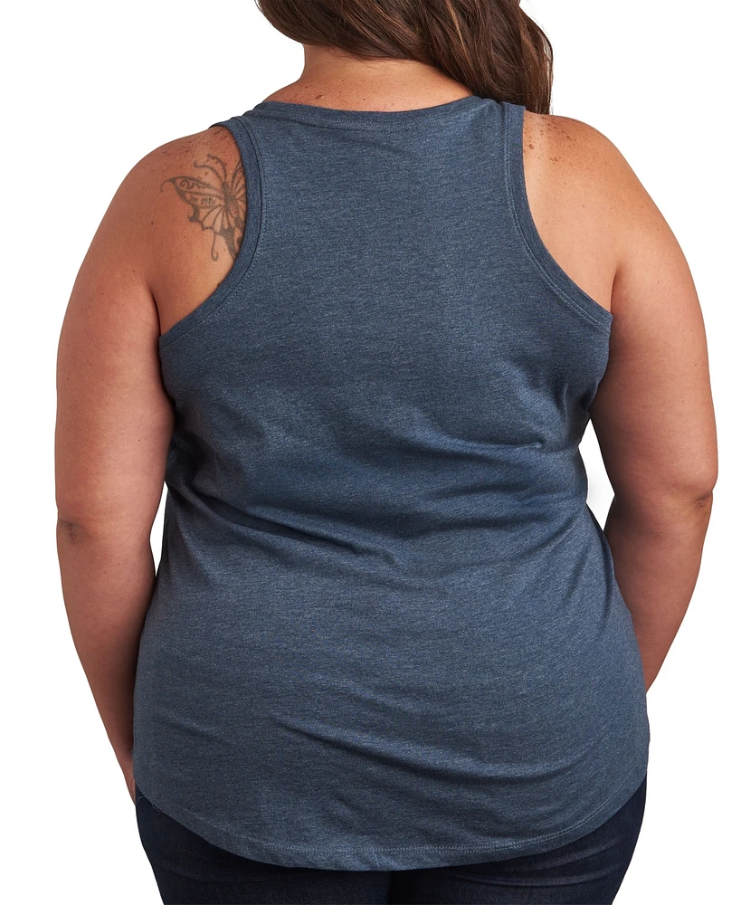 Hybrid Apparel Plus Lilo Stitch Having A Blast Graphic Tank Top