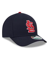 New Era Men's Navy St. Louis Cardinals Player Replica 9FORTY Adjustable Hat