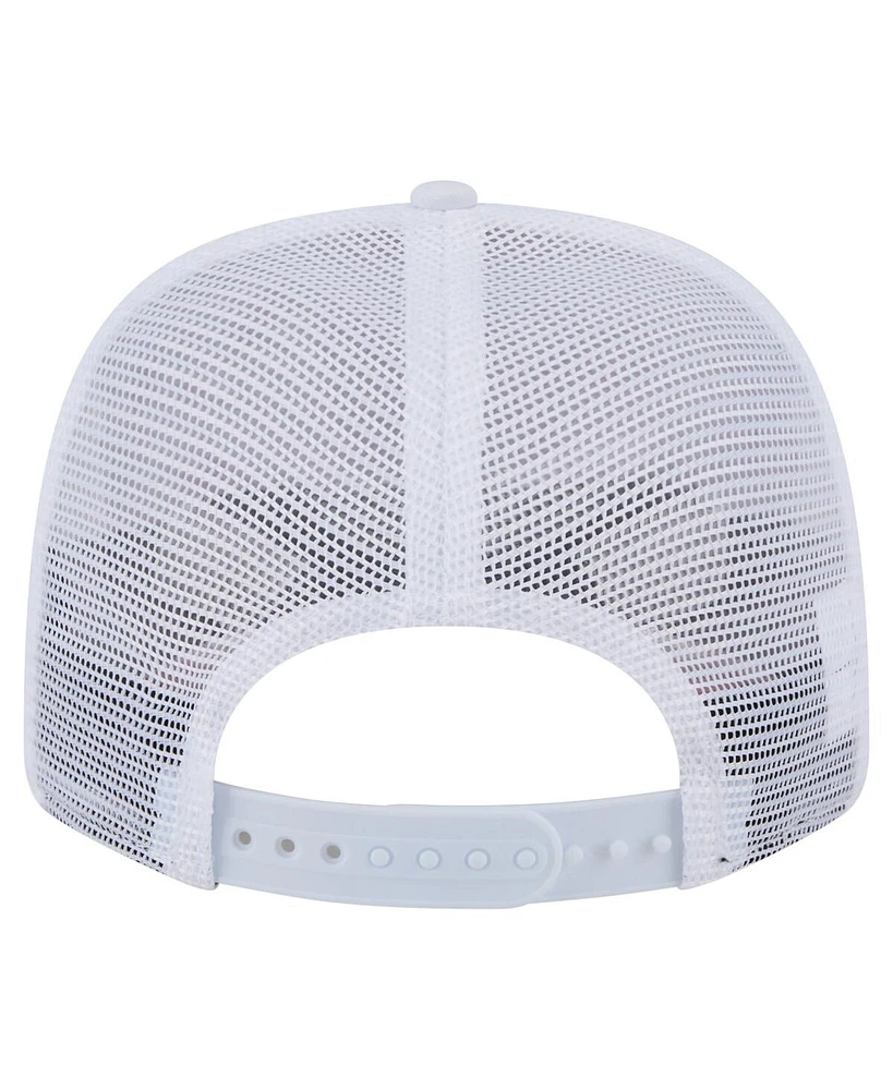 New Era Men's White Las Vegas Raiders Adventure Flamingo Pattern 9SEVENTY Stretch-Snap Hat