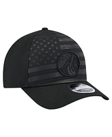 New Era Men's Black Minnesota Timberwolves Game Day Flag A-Frame 9FORTY Adjustable Hat