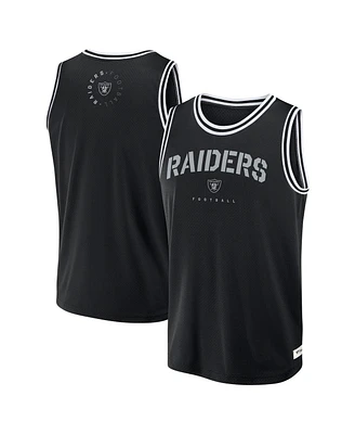 Fanatics Men's Black Las Vegas Raiders Elements Future Ground Jersey Tank Top
