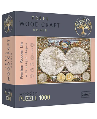 Trefl Wood Craft 1000 Piece Wooden Puzzle - Ancient World Map