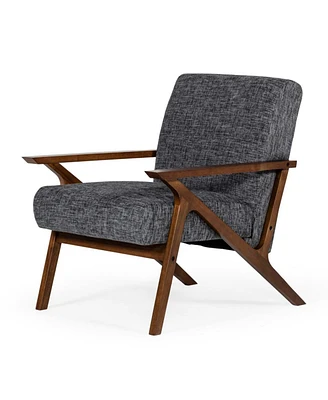 Solid Color Accent Armchair – Comfortable Upholstered Chair for Stylish Living Room or Office Decor