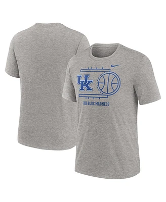 Nike Men's Heather Gray Kentucky Wildcats Campus Local Tri-Blend T-Shirt