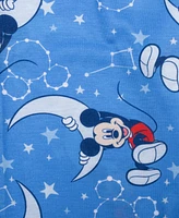 Mickey Mouse Toddler Boy Short Sleeve Tee and Open Leg Pant, 2-Piece Pajama Set