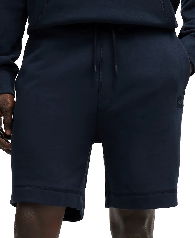 Boss by Hugo Men's Logo Badge Regular-Fit Shorts