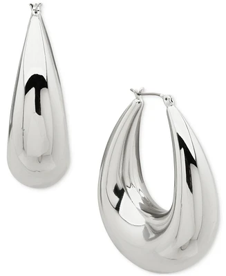 Dkny Taper Puffy Large Hoop Earrings, 2.06"