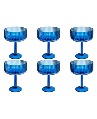 Abode Homewares Mesa Coupe Glasses, Set of 6