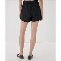 Pact Canopy Linen Blend High-Waisted Short