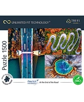 Trefl Prime 1500 Piece Puzzle - Aerial Mindblow: At the End of the Road