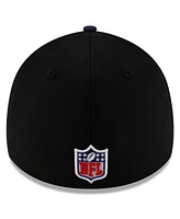 New Era Men's Black/College Navy Seattle Seahawks 2025 Nfl Draft 39THIRTY Flex Hat
