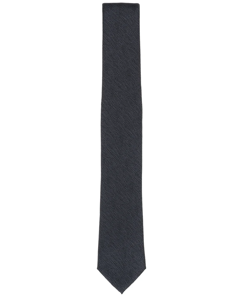 Bar Iii Men's Melange Chevron Solid Tie, Exclusively at Macy's