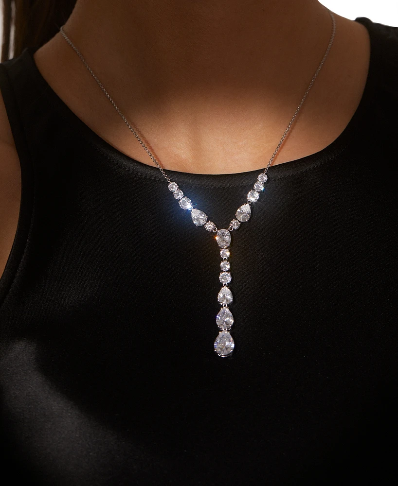 Eliot Danori Stone Lariat Necklace, 16" + 2" extender, Exclusively at Macy's