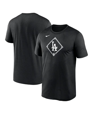 Nike Men's Black Los Angeles Dodgers Icon Legend Performance T-Shirt