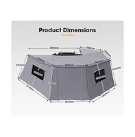 Mondave 270° Awning With Side Wall