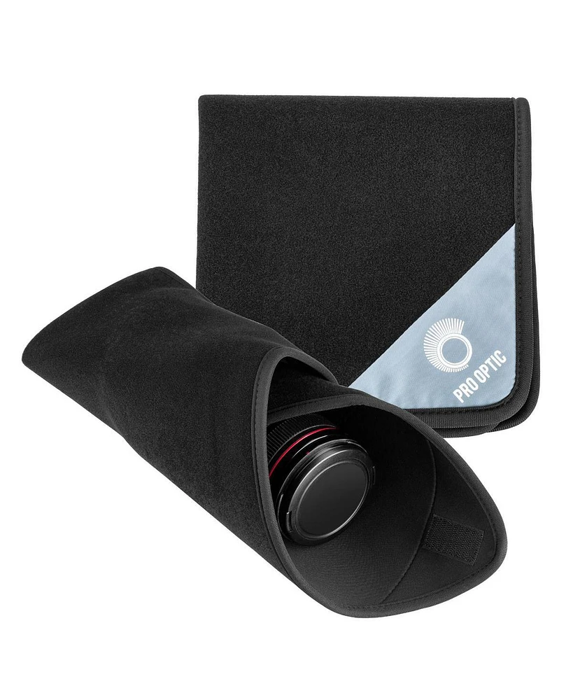 Fujifilm Gf 45-100mm F4 R Lm Wr Lens, Bundle with Flex Lens Shade, 82mm Filter Kit, LensPen Lens Cleaner, Lens Wrap, Lens Cap Tether, Cleaning Kit, Pc