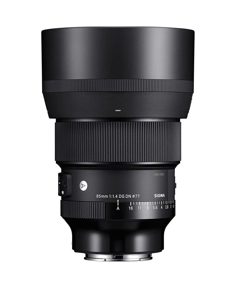 Sigma 85mm f/1.4 Dg Dn Art Lens for Sony E, Bundle with Tripod Kit, Cleaning Kit, Cloth